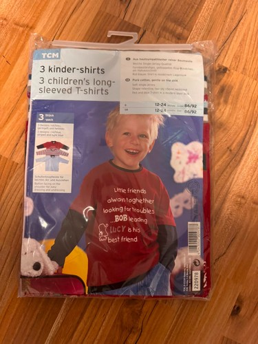 3er pack kinder langarmshirts - pack,