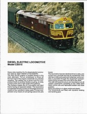 Goninan AUS?? data-sheet diesel-electric loco Model CE615