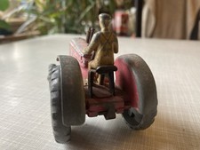 Trecker mit Einachs-Anhänger (alt) - DINKY TOYS - 320 - MECCANO - Gesamt 20 cm