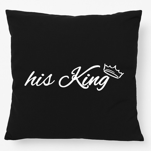 Kissen his king krone - king,