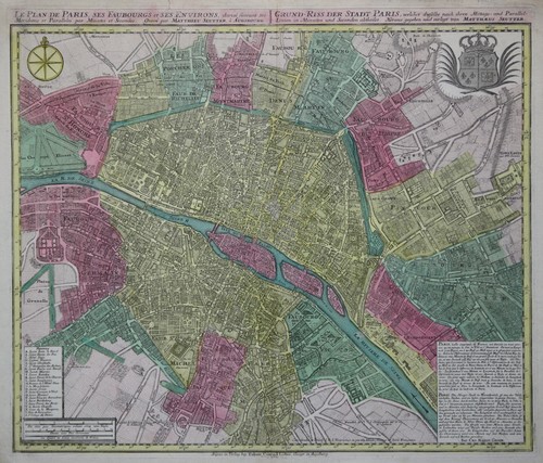 Paris stadtplan original - paris,