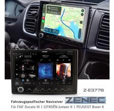 ZENEC Z-E3776 9 Zoll Infotainer Autoradio kompatibel mit Fiat Ducato III 250/251