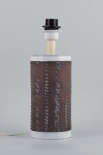 Upsala Ekeby, Keramik Tischleuchte. Ca. 1960.