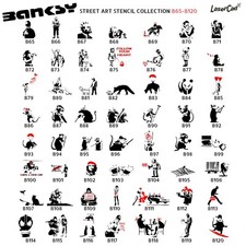 Schablonen BANKSY (B65-B120)