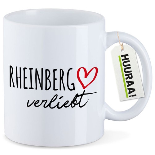 Kaffeetasse rheinberg verliebt - kaffeetasse,