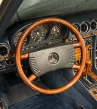 Mercedes Holzlenkrad R107 W107 W108 W114 W115 W116 W123 Voll Holz - Lenkrad