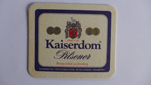 Bierdeckel kaiserdom brauerei - bierdeckel,