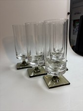 2507030 Rosenthal Glas "Berlin" Georg Jensen 6 x Bierglas Rauchglas Höhe 16,8 cm
