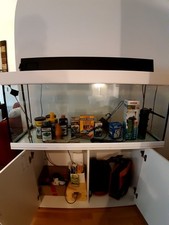 Großes Aquarium 200 Liter, komplett Set mit Unterschrank