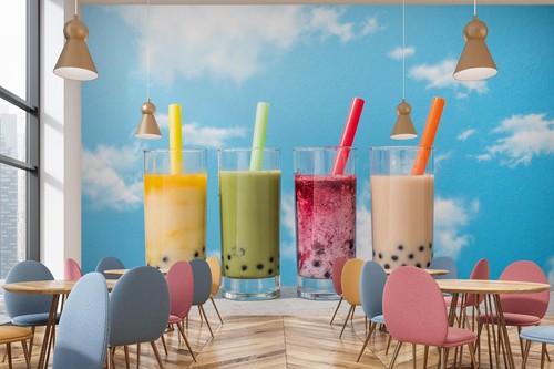 Perlentee milchtee laden - milchtee,