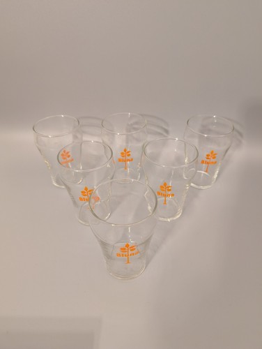 Alte bluna limonade gläser - 6x,
