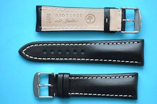 Uhrenarmband extra starkes Uhrband 24/20mm schwarz  passend für Breitling   / 6