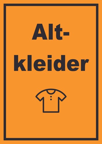Altkleider mülltrennung - altkleider,