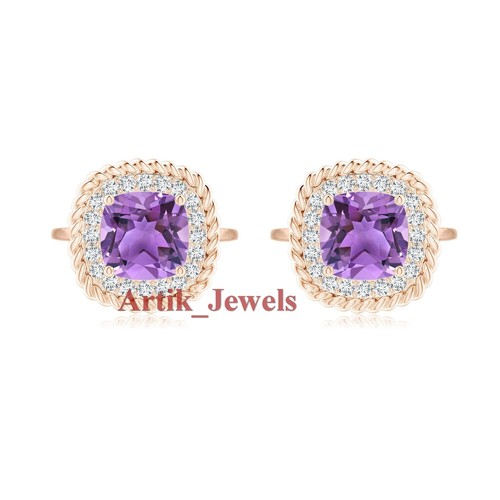 Natürlich amethyst cz - amethyst,