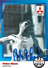 Peter Blank Autogrammkarte