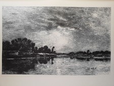 Druck v. 1926: François-Antoine-Maxime, Clair de Lune (ca. 1882). Courboin (exc.