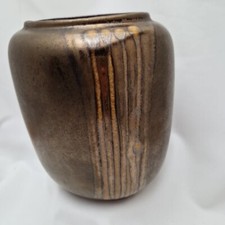Vase Keramik Vintage Braun