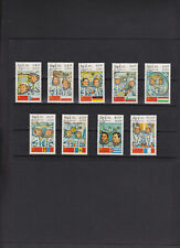 9  Laos " R a u m f a h r t " Sondermotivmarken Gestempelt, siehe Scan