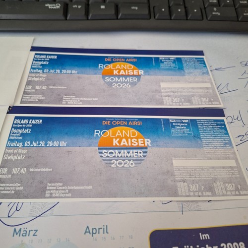 Roland kaiser tickets - tickets, open
