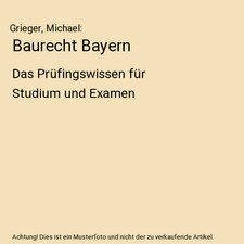 Baurecht bayern das - baurecht,