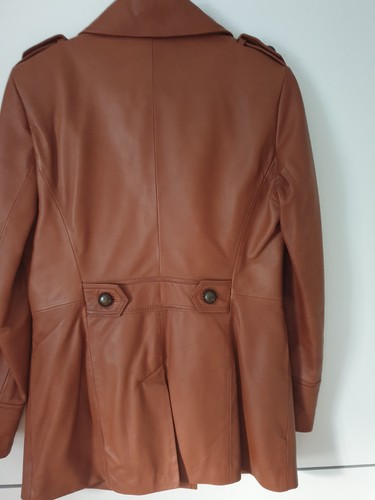 Damen lange lederjacke - damen,
