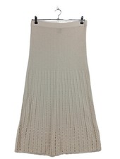 LINDEX Strickrock Damen Rock Gr. DE 40 wollweiß Casual-Look