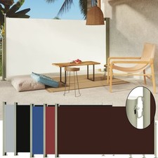NEU Seitenmarkise Sichtschutz Sonnenschutz Windschutz Balkon Ausziehbar vidaXL