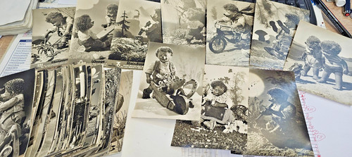 Mecki vintage postkartenset - vintage, 70