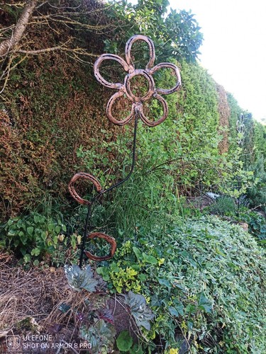 Gartendeko hufeisen - -,