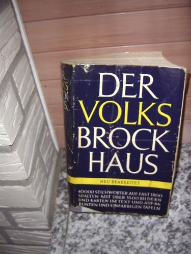 Der volks brockhaus - volks-brockhaus,, aus