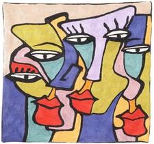 Kelim Kissen / Dekokissen /hülle `Kaschmir`, bestickter Kissen / Dekokissen /b