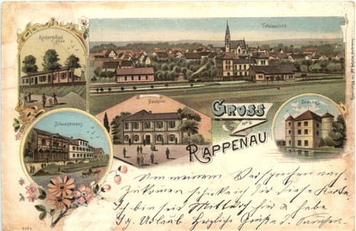 Gruss aus rappenau litho - aus,