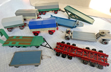 WIKING Sammlung, 10 ältere LKW ANHÄNGER Spur HO,  lagert hier seit 30 Jahren