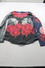 Desigual Cirque du Soleil Shirt M bunt Mit Motiv Gut #Z0541