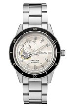 Seiko Presage Automatik weißes Zifferblatt Herrenuhr
