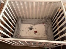 roba Laufgitter 75 x 100 cm weiß Indibär Laufstall rechteckig. Ohne Einlage