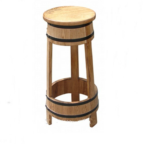 Barhocker aus eichenfass - aus,