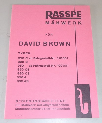Betriebsanleitung rasspe - betriebsanleitung,