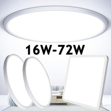 LED Deckenlampe Panel Deckenleuchte Schlafzimmer Bad Wohnzimmer Flur lampe IP44