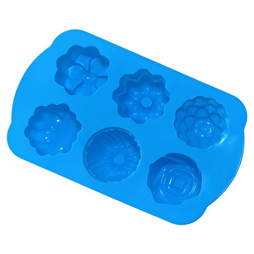Silikonform mit blumenformen - silikonform, 6