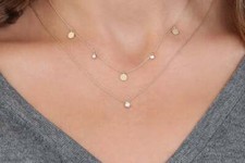 Diamant Hals Kette Collier 2