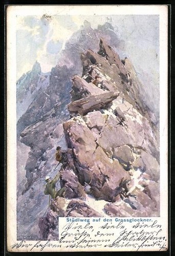 Künstler edward theodore - künstler-ak,