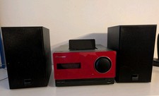 Stereo Pioneer X-CM31 Red, Micro-Audiosystem mit Dock für IPod, iPhone, CD, USB