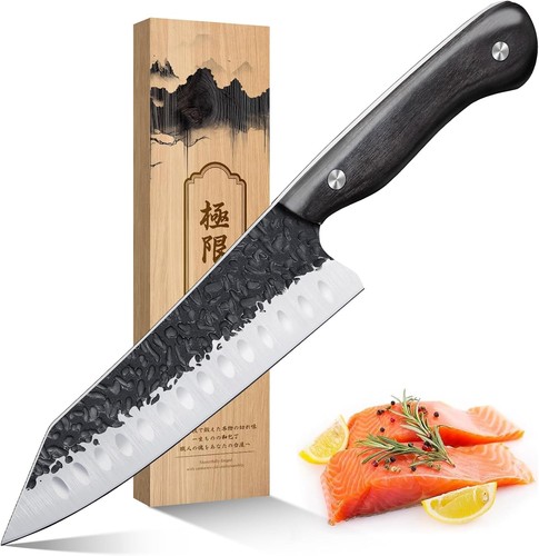 Purple dragon santoku - purple, santoku-messer