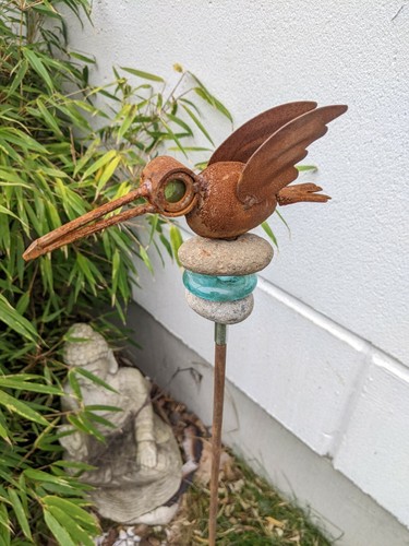 Edelrost gartenstecker - edelrost,