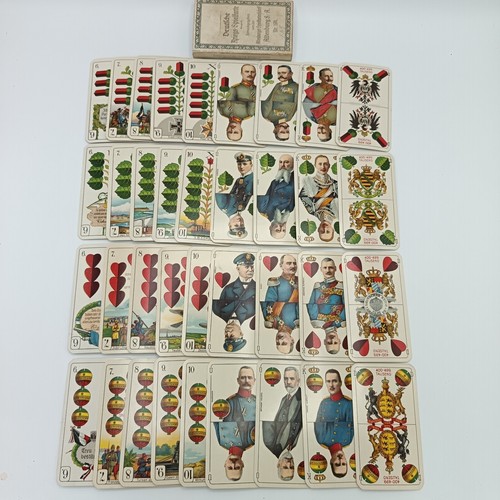 Deutsche kriegs spielkarte - deutsche, kriegs-spielkarte