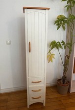 Hochschrank Bad, 160 x 35 x 35, Badschrank, Holzgriffe, IKEA