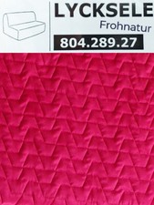Ikea LYCKSELE Bezug 2er Bettsofa Vallarum pink NEU OVP 804.289.27 Wechselbezug