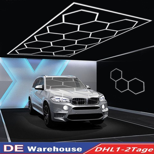 14x hexagon led - hexagon, lampe