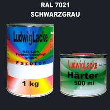 Schwarzgrau RAL 7021 Matt 1 kg